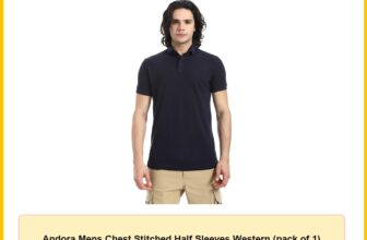 Andora Mens Chest Stitched Half Sleeves Western (pack of 1)