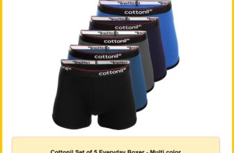 Cottonil Set of 5 Everyday Boxer – Multi color