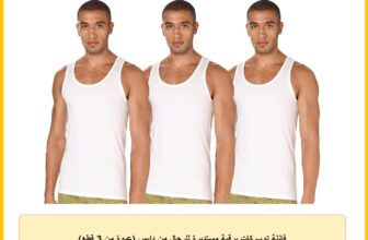 فانلة توب كات برقبة مستديرة للرجال من دايس (عبوة من 3 قطع)