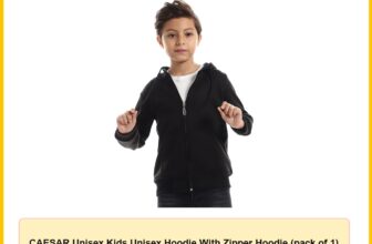 CAESAR Unisex Kids Unisex Hoodie With Zipper Hoodie (pack of 1)
