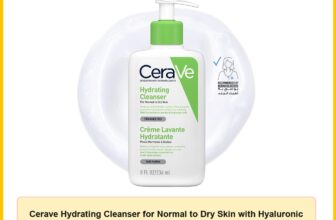 Cerave Hydrating Cleanser for Normal to Dry Skin with Hyaluronic Acid