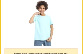 Andora Boys Oversize Plain Trim Western (pack of 1)
