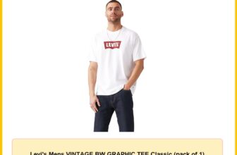 Levi’s Mens VINTAGE BW GRAPHIC TEE Classic (pack of 1)