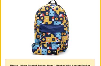 Mintra Unisex Printed School Bags 3 Pocket With Laptop Pocket