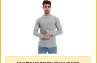 Caesar Mens Crew Neck Mens Pullover Long Sleeve