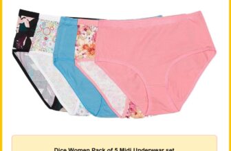 Dice Women Pack of 5 Midi Underwear set
