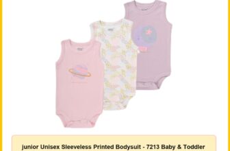 junior Unisex Sleeveless Printed Bodysuit – 7213 Baby & Toddler Underwear Set (pack of 3)