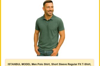 ISTANBUL MODEL Men Polo Shirt, Short Sleeve Regular Fit T-Shirt, Soft Blended Cotton, Casual & Smart Wear