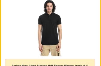 Andora Mens Chest Stitched Half Sleeves Western (pack of 1)
