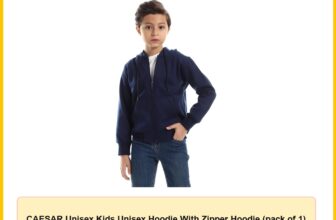 CAESAR Unisex Kids Unisex Hoodie With Zipper Hoodie (pack of 1)