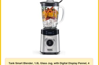 Tank Smart Blender, 1.8L Glass Jug, with Digital Display Pannel, 4 Preset Programms, 1500 Watts, YB-S09, 2 Year Warranty