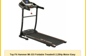 Top Fit Hammer Mt-333 Foldable Treadmill 2.25Hp Motor Easy Storage Treadmill For Fitness Excercises, Easy Installation (Diy)-Two Years Warranty