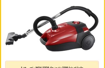 مكنسة كهربائية 2200 وات من جاك NGV-22DS ، أحمر , عدد 1