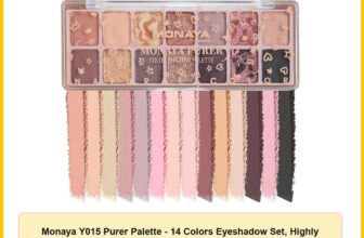Monaya Y015 Purer Palette – 14 Colors Eyeshadow Set, Highly Pigmented & Long-Lasting Formula, 14g Each, Perfect for Every Skin Tone