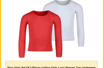 Silvy Girls Set Of 2 Pieces Cellina Girls Long Sleeves Top Underwear